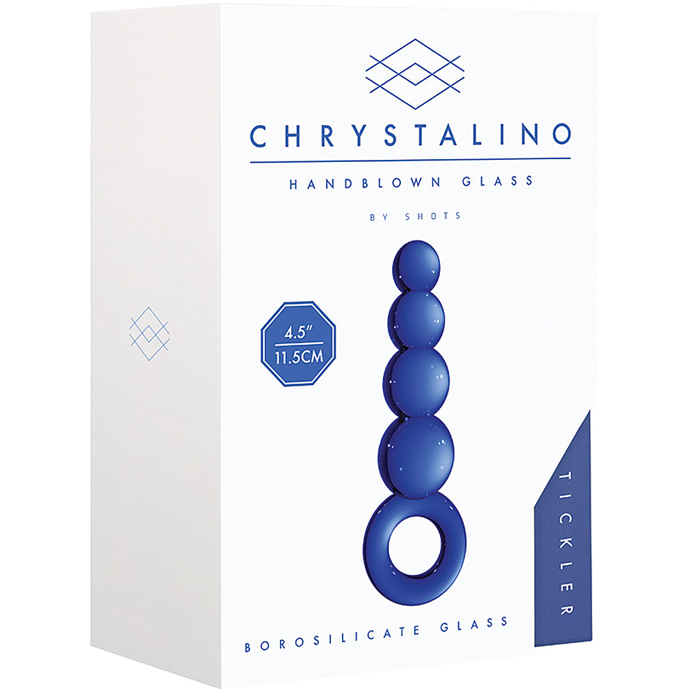 Chrystalino Tickler - Blue 4.75"