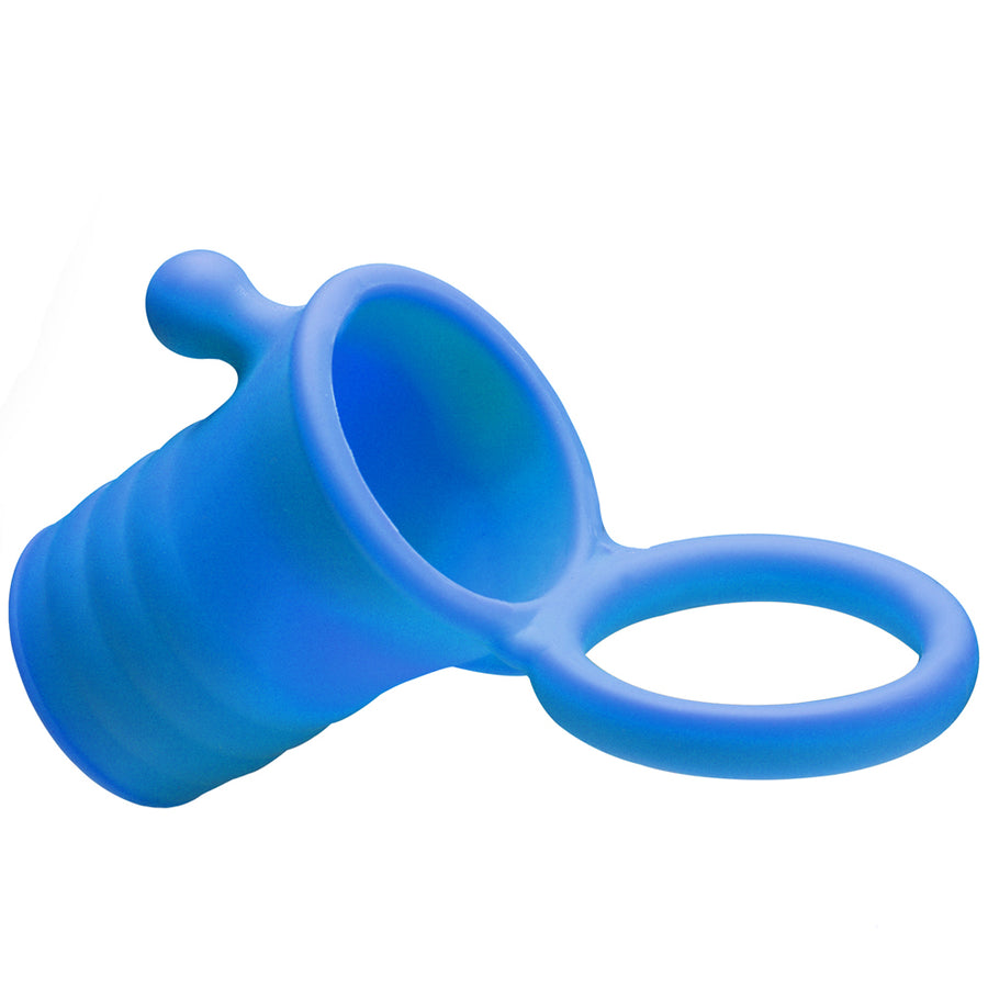 Clitoral Mass Penis Sleeve-Blue