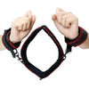 Collar & Wrist Restraints Set - Black/Red