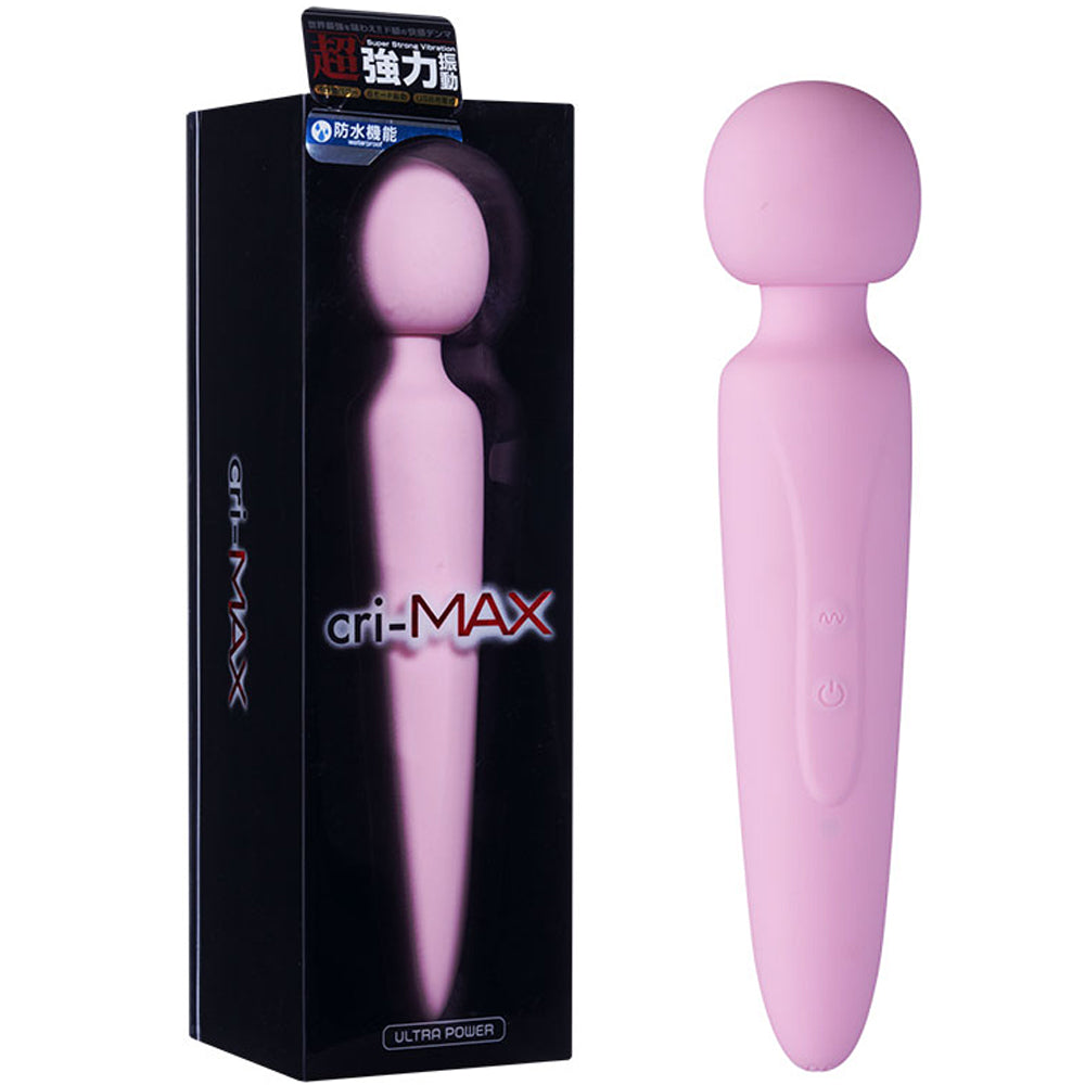 Cri-Max Super Strong Wand Massager - Pink