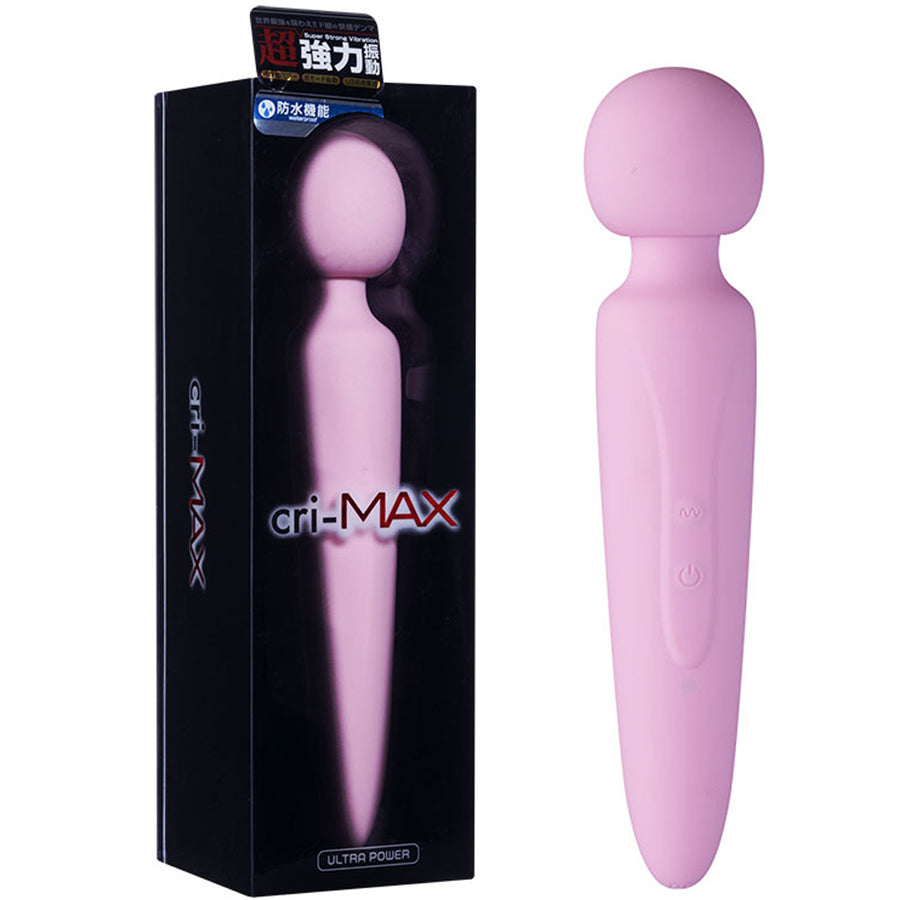 Cri-Max Super Strong Wand Massager - Pink
