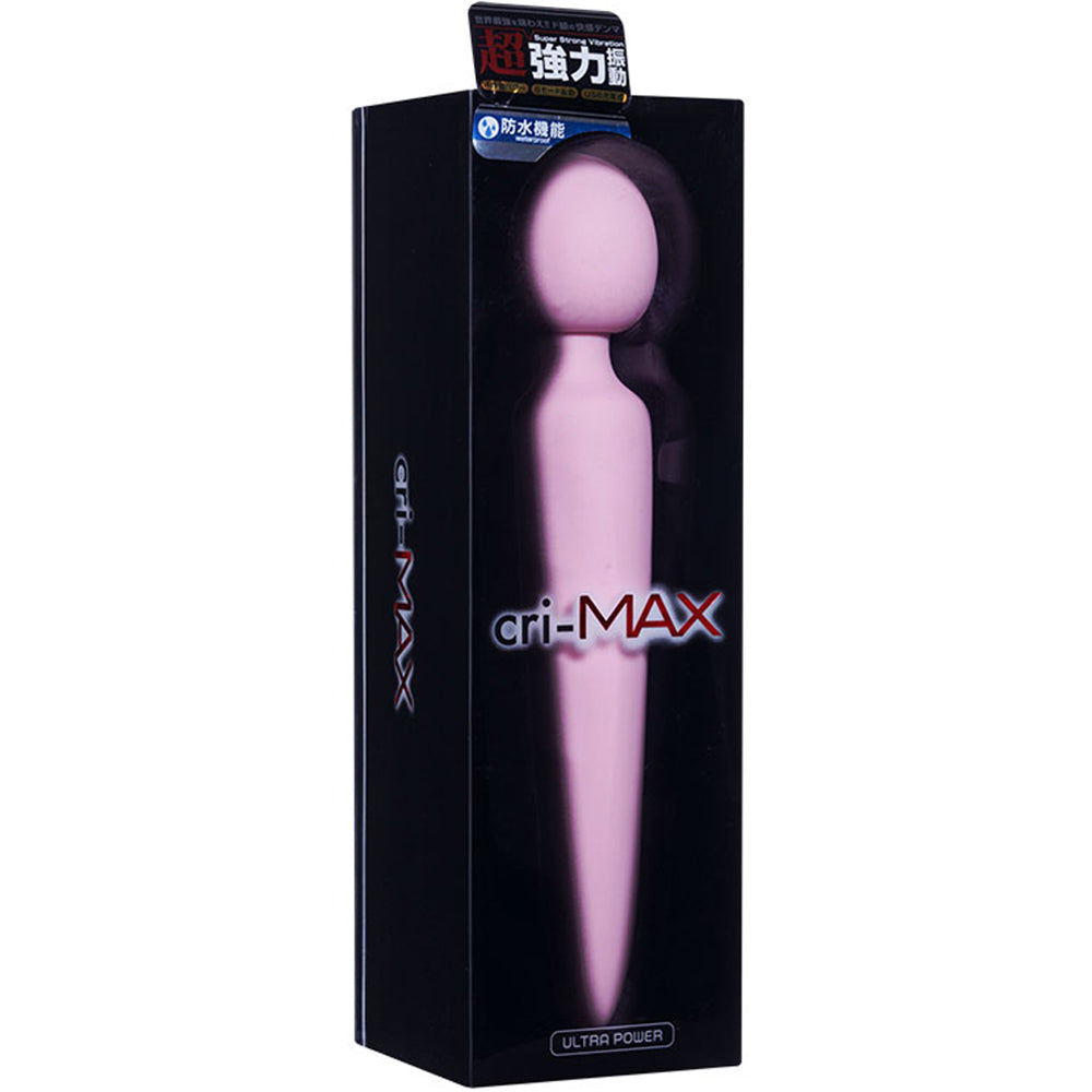 Cri-Max Super Strong Wand Massager - Pink