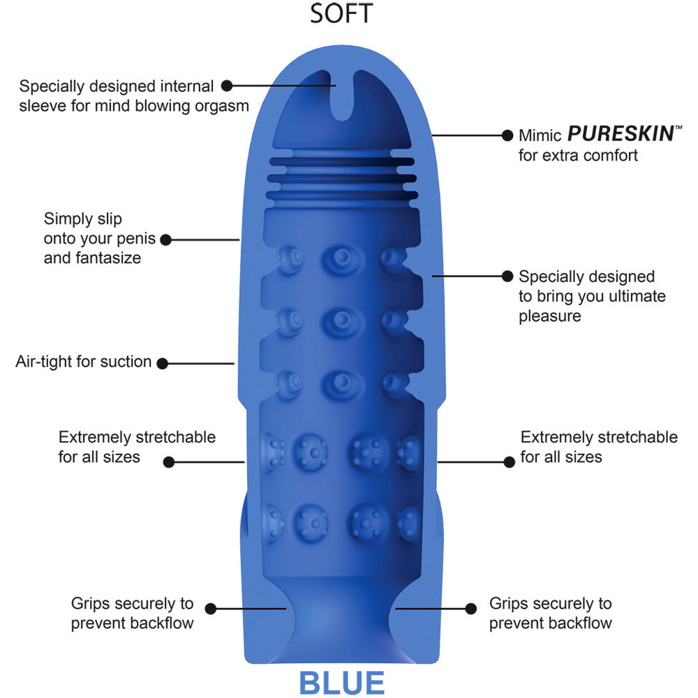 Dream Rocket BLUE - Godfather Adult Sex and Pleasure Toys