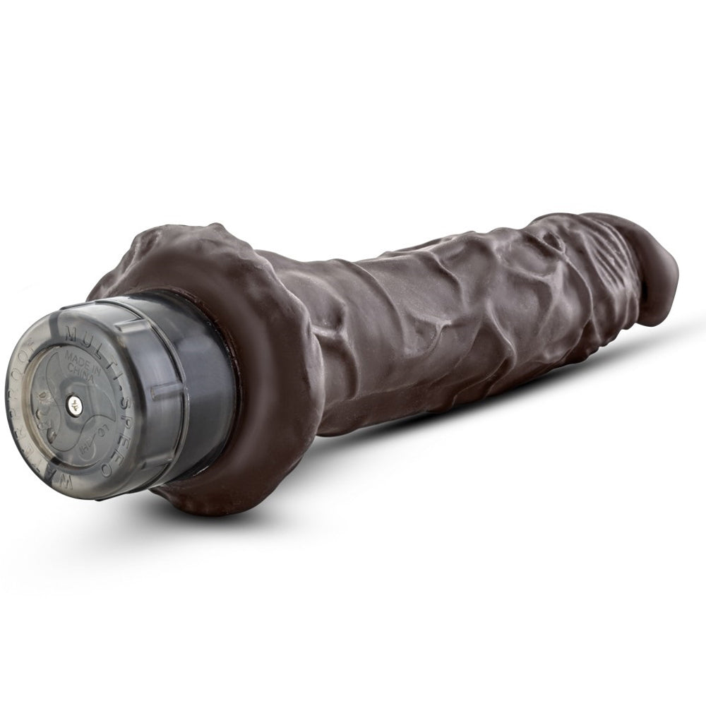 Blush Novelties - Dr. Skin Cock Vibe 8 - 9.75 Chocolate