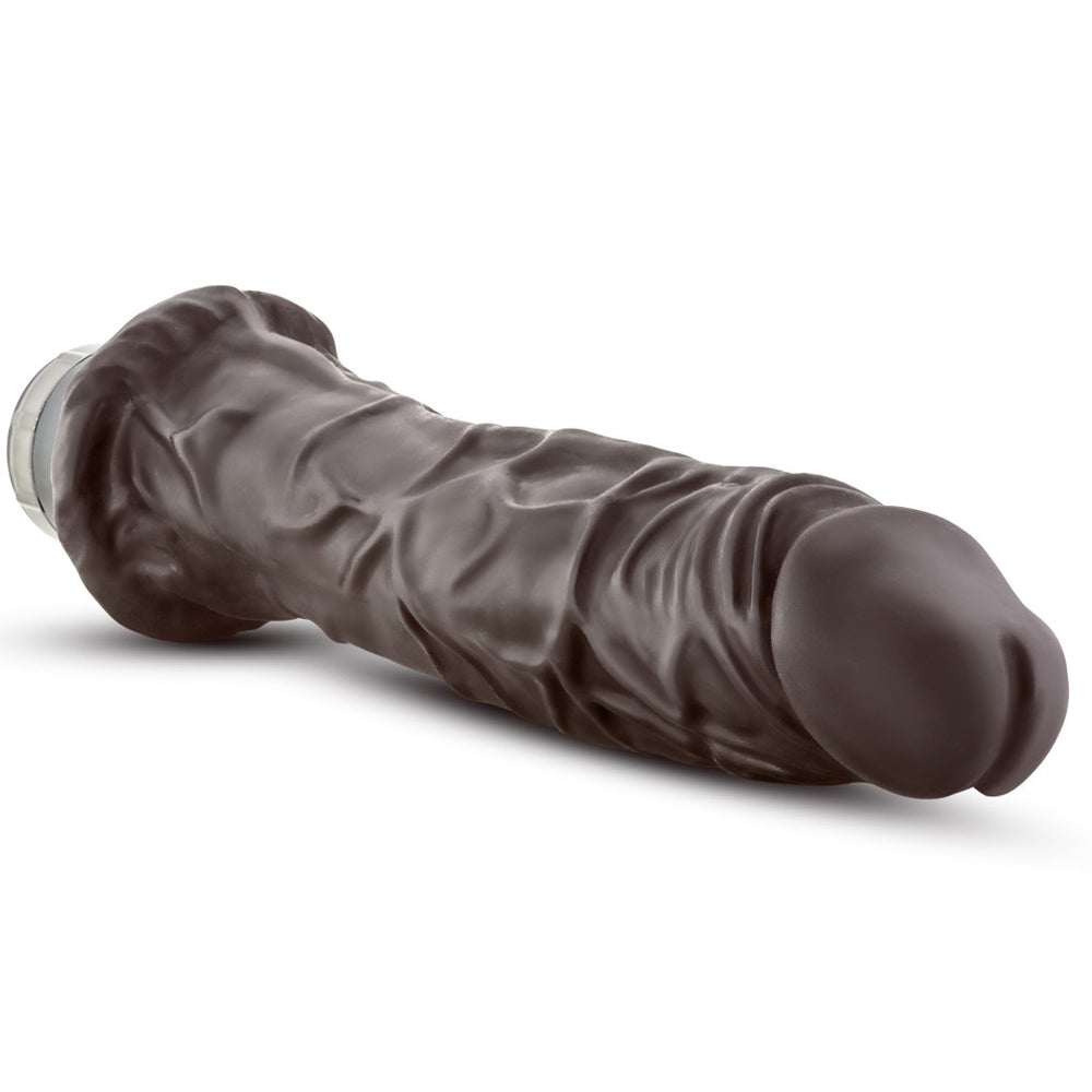 Blush Novelties - Dr. Skin Cock Vibe 8 - 9.75 Chocolate