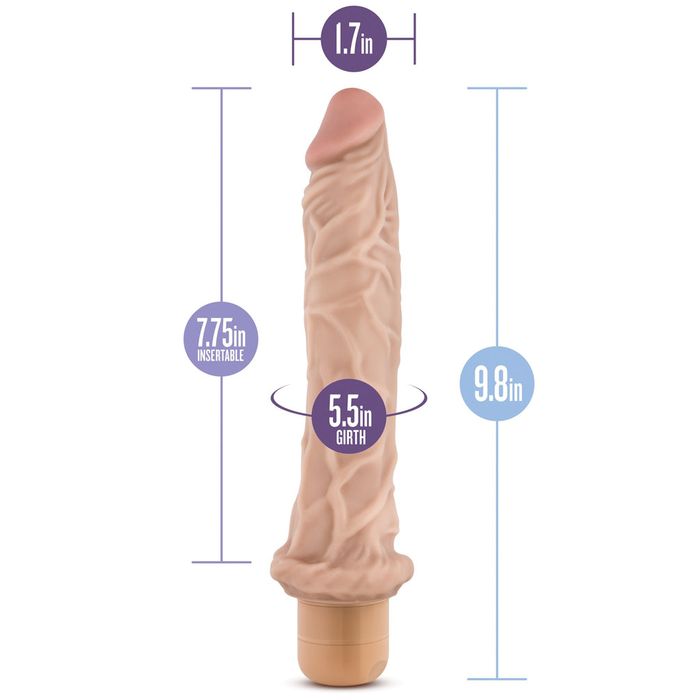 Blush Novelties - Dr. Skin Cock Vibe 8 - 9.75 Beige