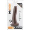 Blush Novelties - Dr. Skin Cock With Suction Cup - 5.5" Chocolate