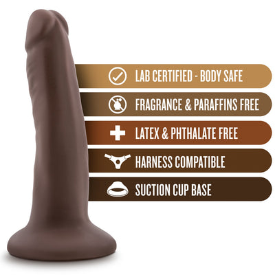 Blush Novelties - Dr. Skin Cock With Suction Cup - 5.5" Chocolate