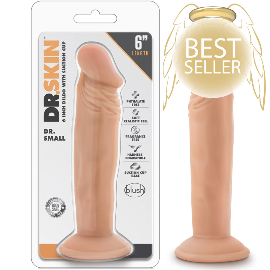 Blush Novelties - Dr. Skin Dildo - 6" Vanilla