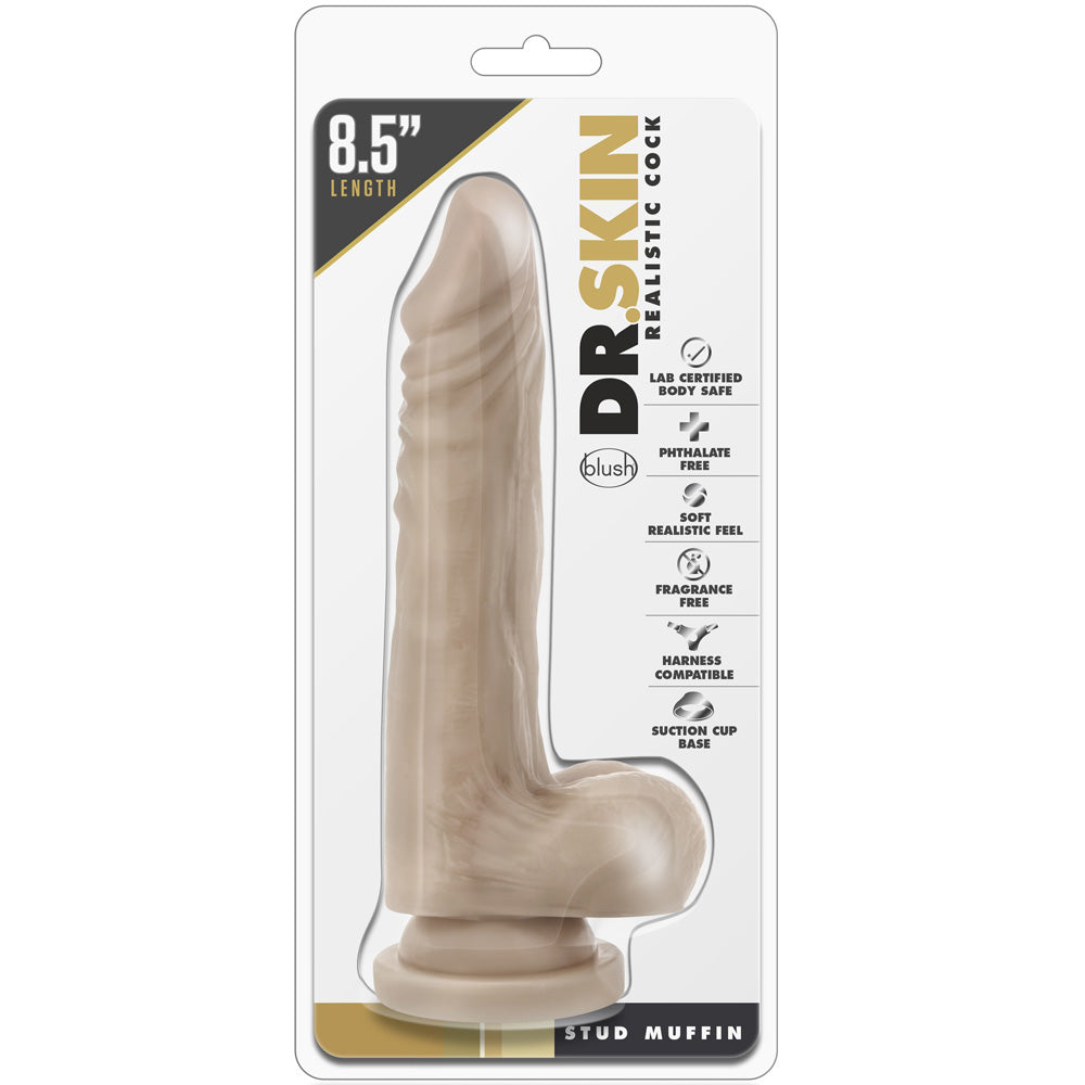 Blush Novelties - Dr. Skin Stud Muffin - 8.5" Beige