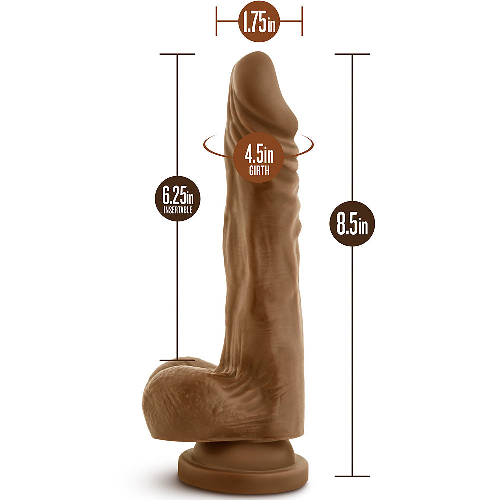 Blush Novelties - Dr. Skin Stud Muffin - 8.5" Mocha