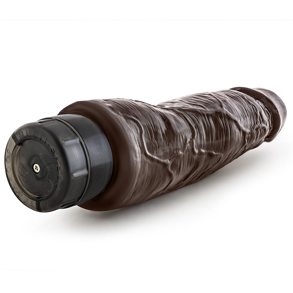 Blush Novelties - Dr. Skin Cock Vibe 14 - 8" Chocolate