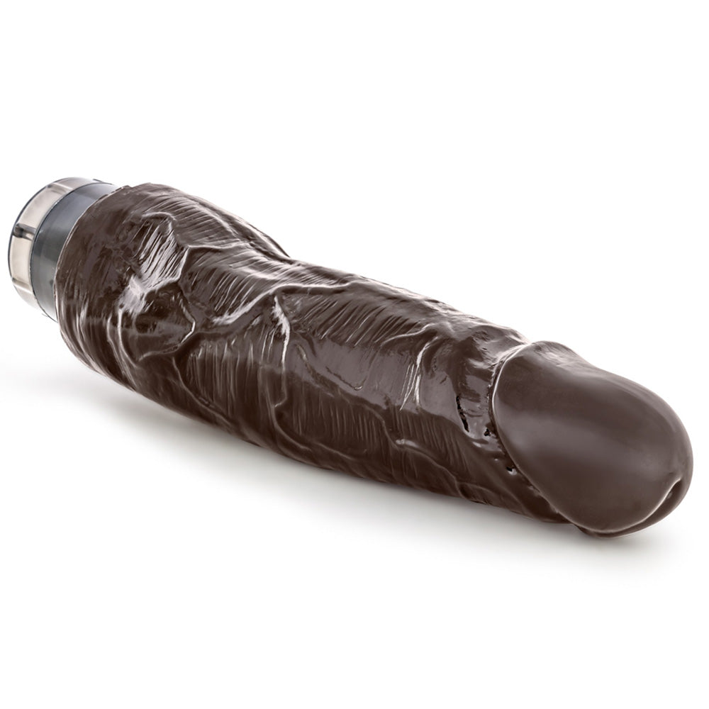 Blush Novelties - Dr. Skin Cock Vibe 14 - 8" Chocolate