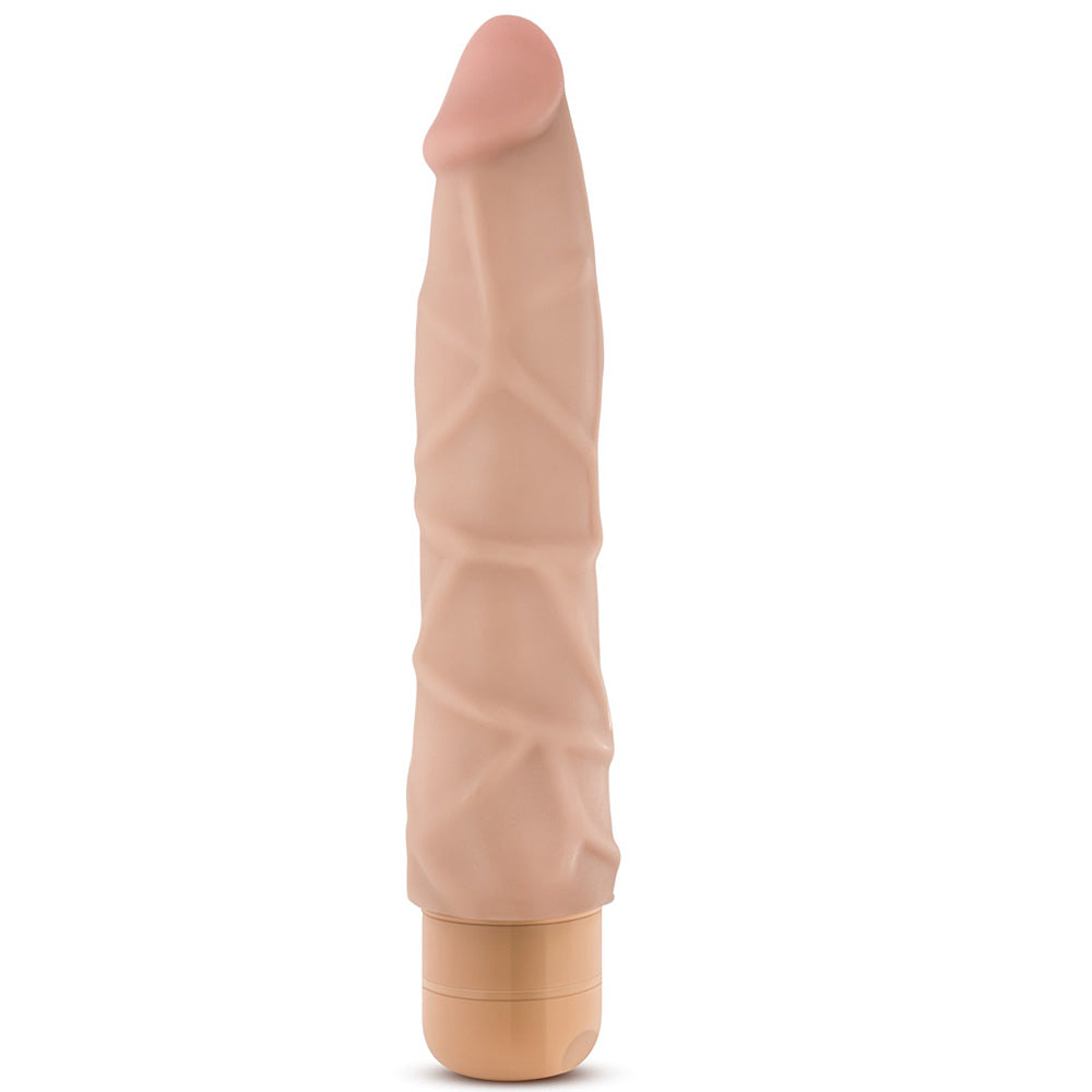 Blush Novelties - Dr. Skin Cock Vibe 1 Vibrating Cock - 9" Beige