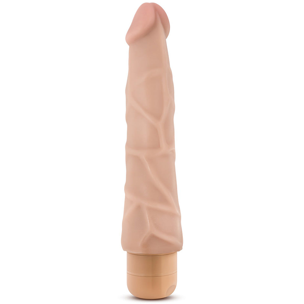 Blush Novelties - Dr. Skin Cock Vibe 1 Vibrating Cock - 9" Beige