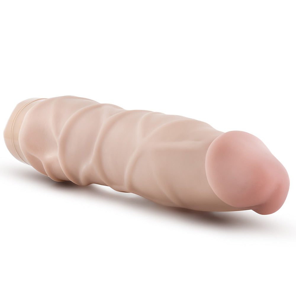 Blush Novelties - Dr. Skin Cock Vibe 1 Vibrating Cock - 9" Beige