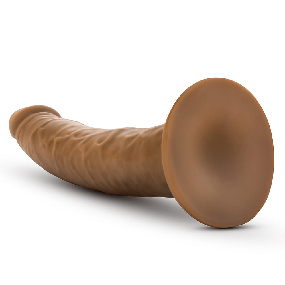 Blush Novelties - Dr. Skin Cock With Suction Cup - 7" Mocha