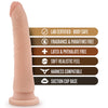 Blush Novelties - Dr. Skin Cock With Suction Cup - 8.5" Beige