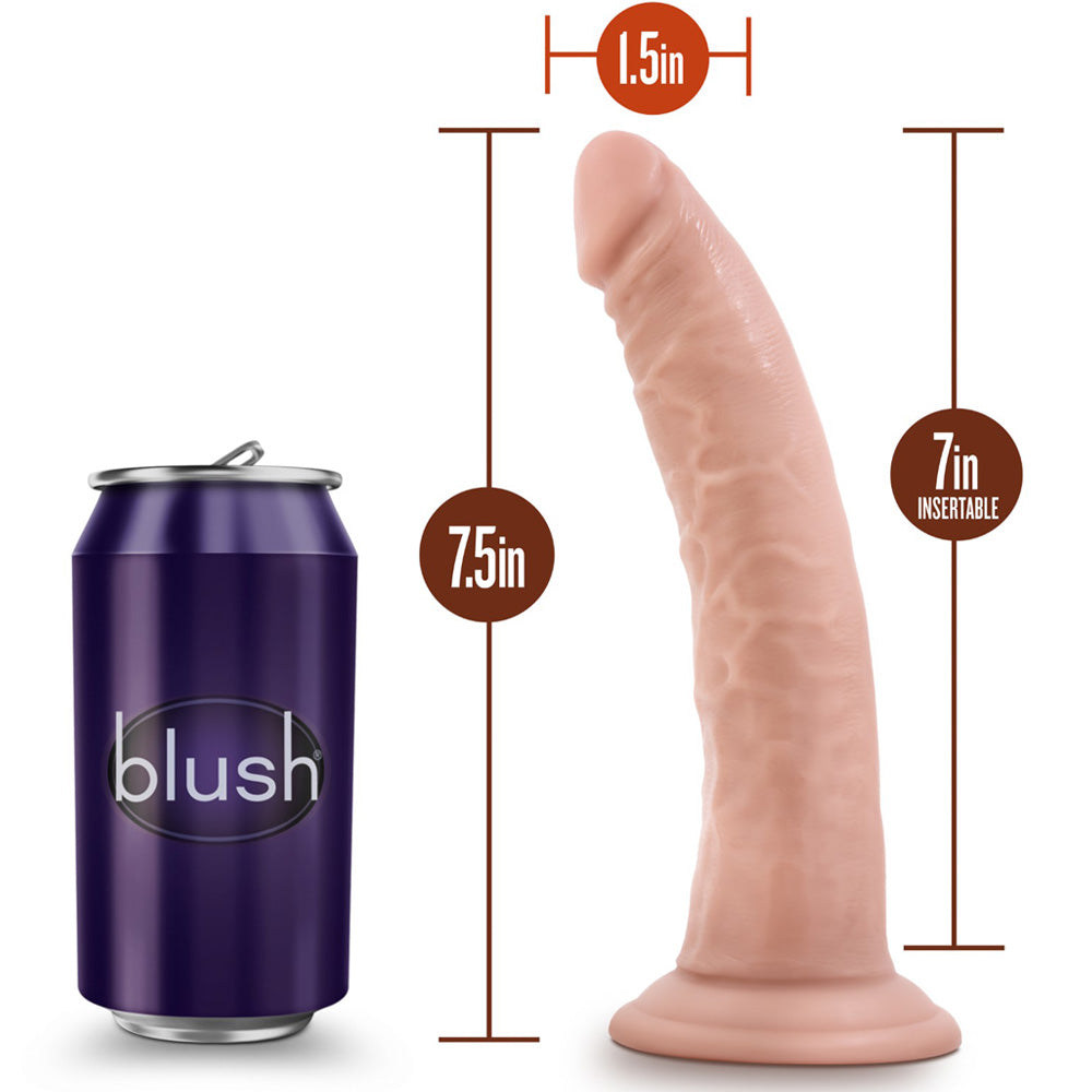 Blush Novelties - Dr. Skin Cock with Suction Cup - 7" Vanilla