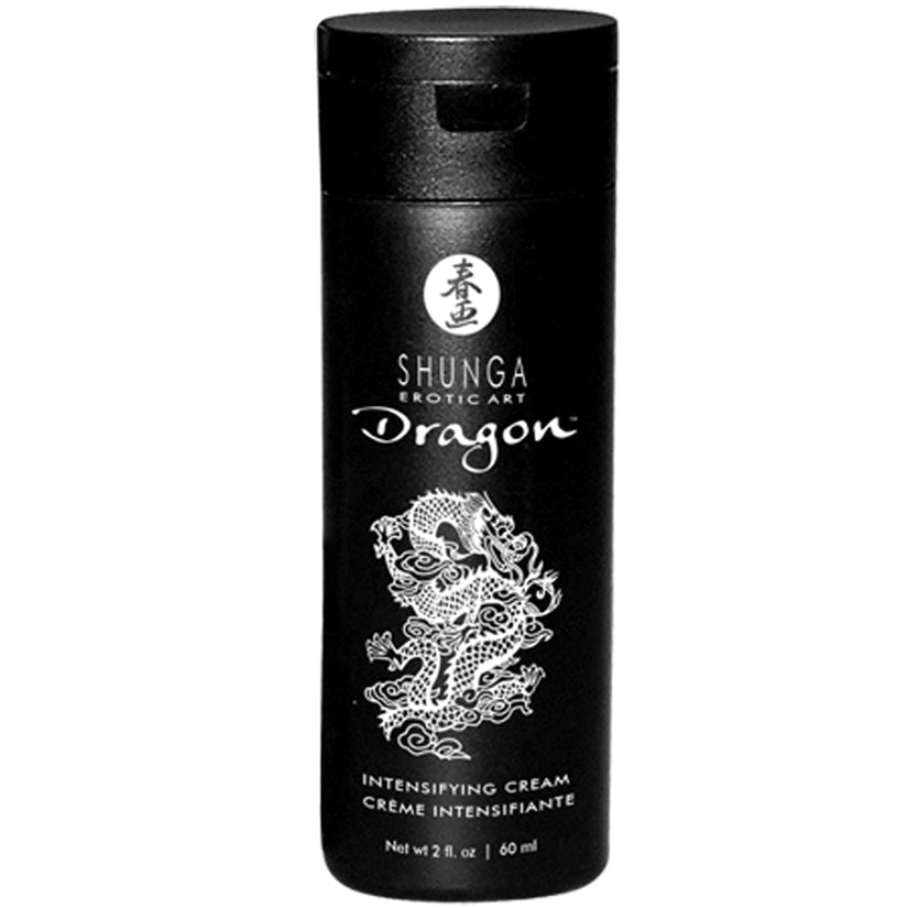 Shunga Dragon Virility Cream-Strawberry Mint 2oz - Godfather Adult Sex and Pleasure Toys