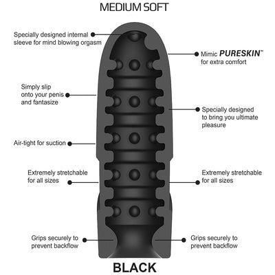 Dream Rocket BLACK - Godfather Adult Sex and Pleasure Toys