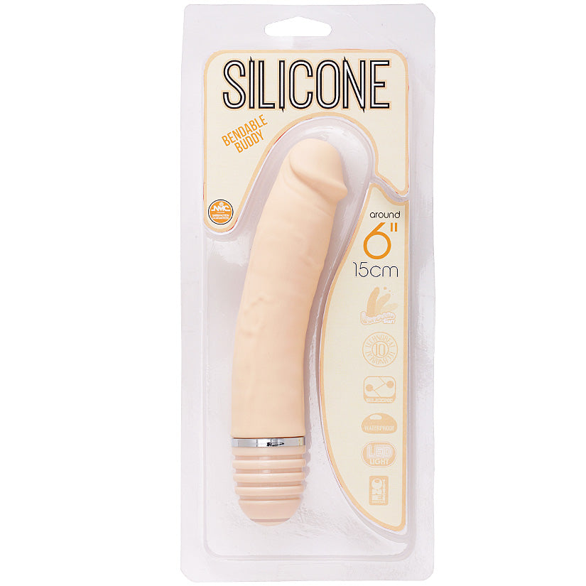 Bendable Buddy 6"-Flesh - Godfather Adult Sex and Pleasure Toys