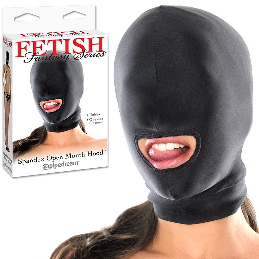 Fetish Fantasy Series Spandex Open Mouth Hood