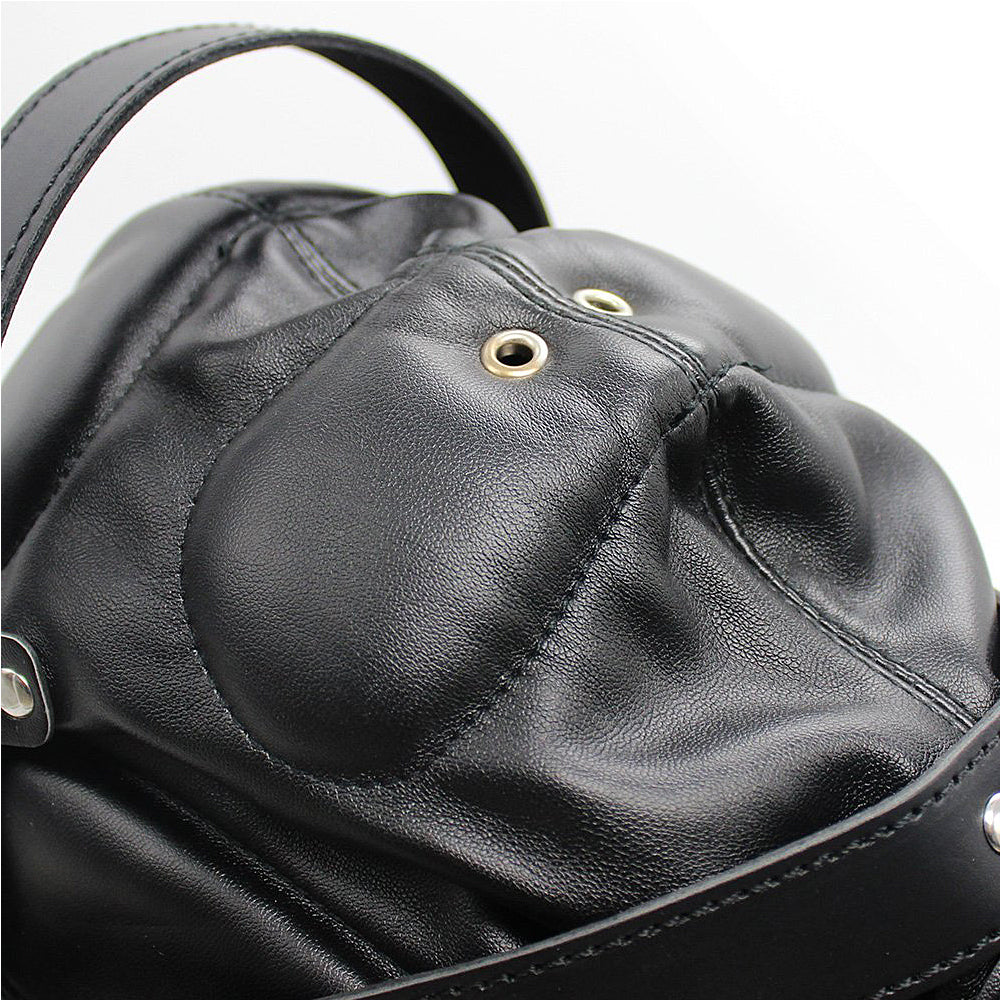 Full Head Restraint Hood Mask - Black