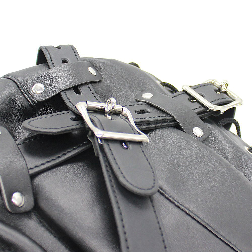 Full Head Restraint Hood Mask - Black
