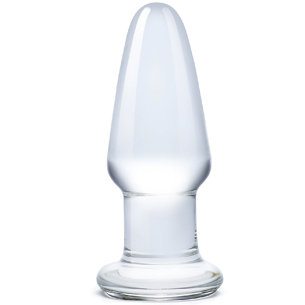 Glas - Butt Plug-Clear 3.5"