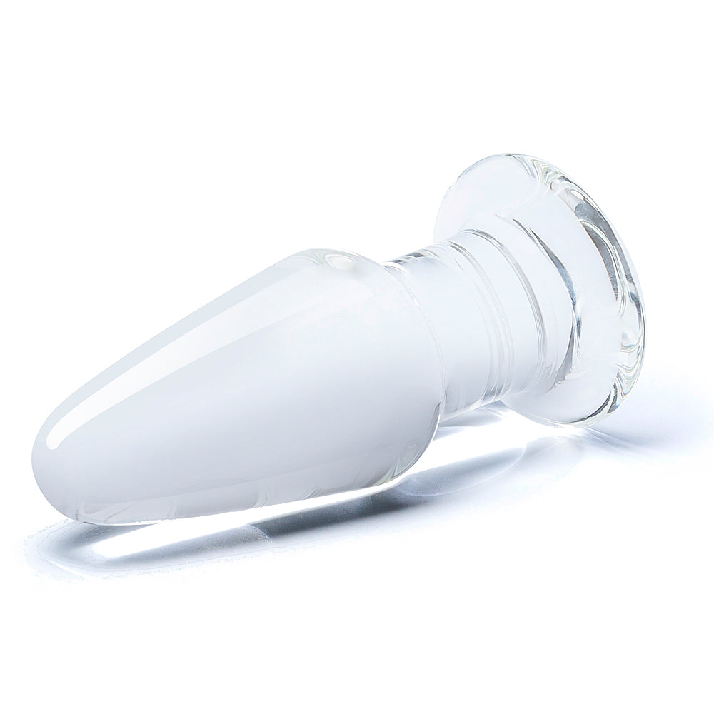 Glas - Butt Plug-Clear 3.5"