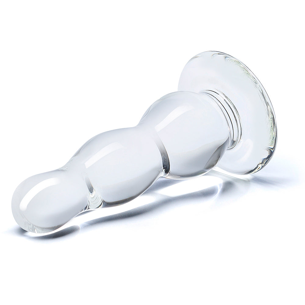 Glas - Butt Plug-Clear 4"