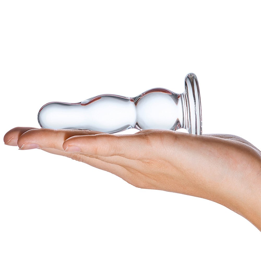 Glas - Butt Plug-Clear 4"