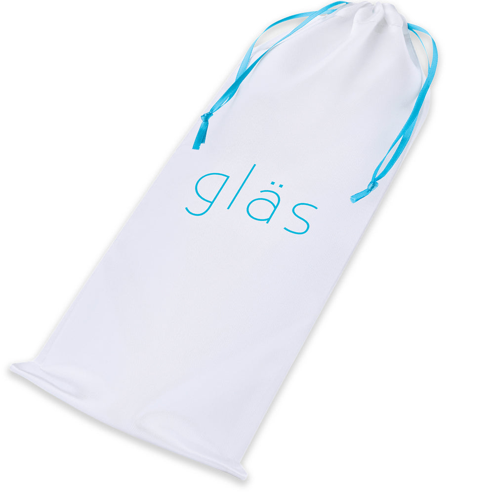 Glas - Full Tip Textured Glass Dildo 6.5"