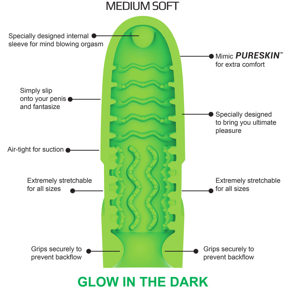 Dream Rocket Glow In The Dark - Godfather Adult Sex and Pleasure Toys
