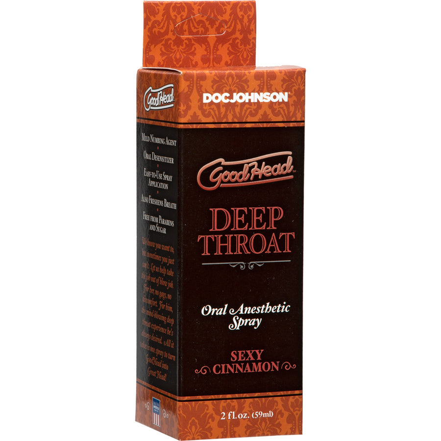GoodHead Deep Throat Spray - Sexy Cinnamon 2oz