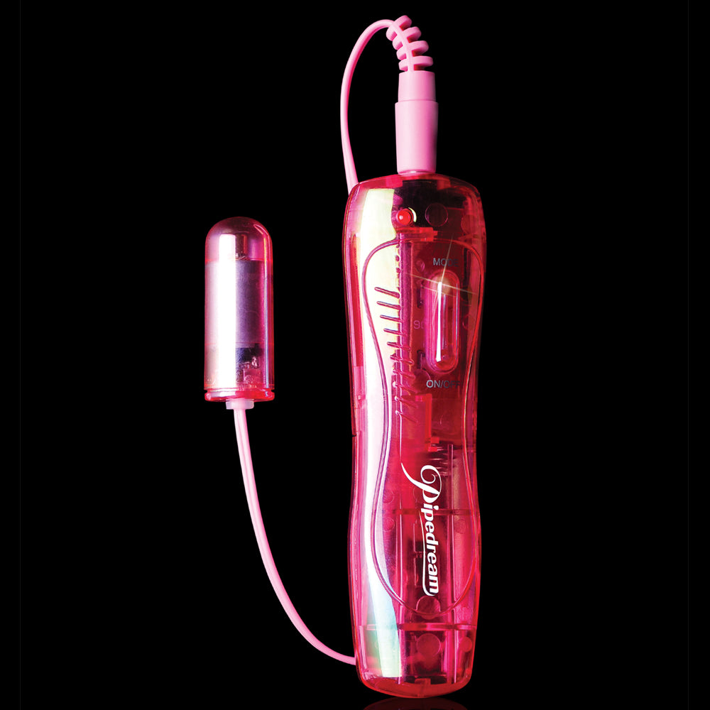 Pipedream - Icicles No.4 - 10 Function Vibrating Glass G-Spot - Pink 7"