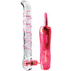 Pipedream - Icicles No.4 - 10 Function Vibrating Glass G-Spot - Pink 7"