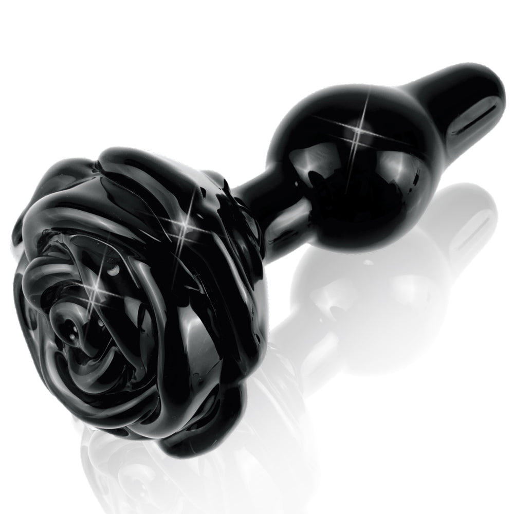 Pipedream - Icicles No.77 Rose Shaped Plug - Black
