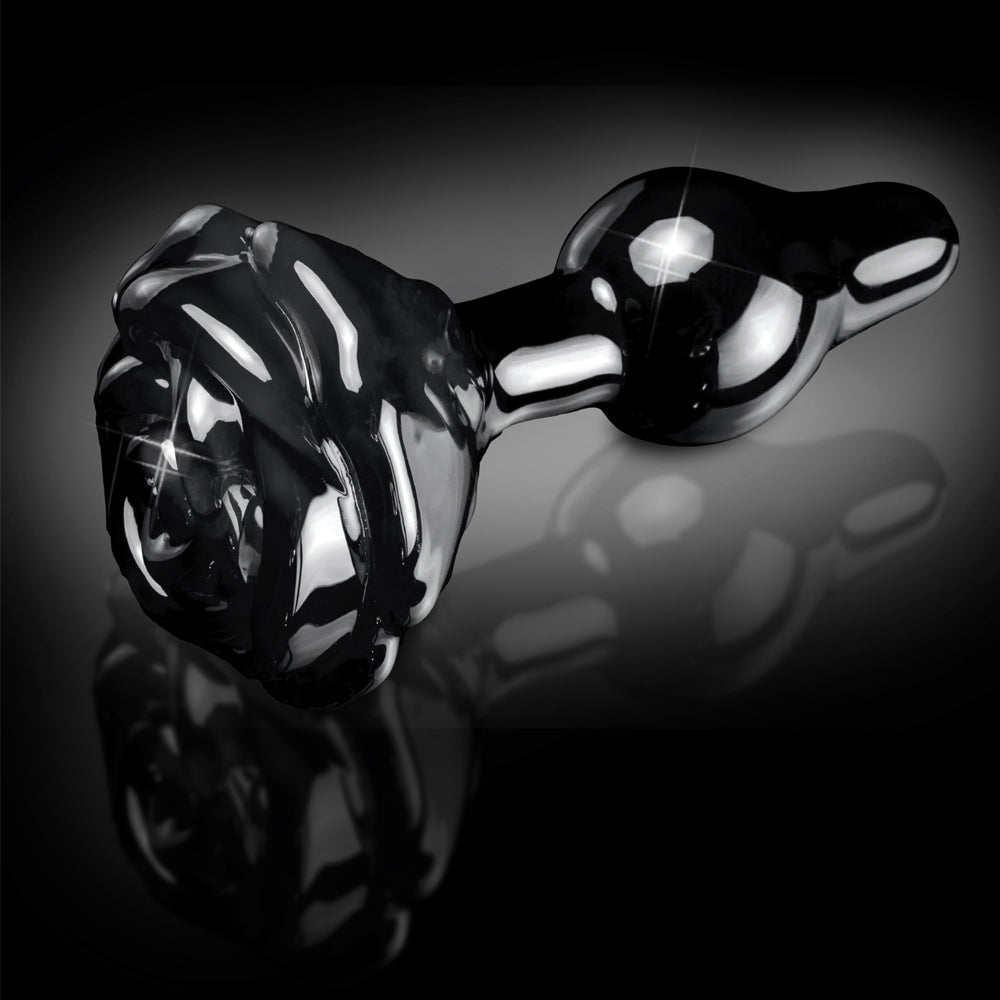 Pipedream - Icicles No.77 Rose Shaped Plug - Black