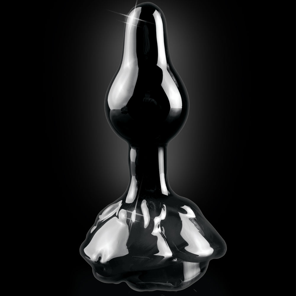 Pipedream - Icicles No.77 Rose Shaped Plug - Black
