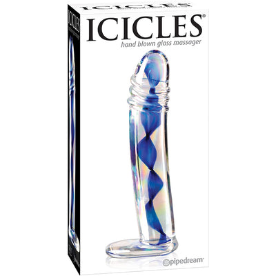 Pipedream - Icicles No.9 - 6.25" Blue Swirl