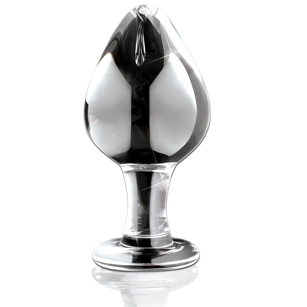 Pipedream - Icicles No.25-Glass Plug - Clear 3.5"