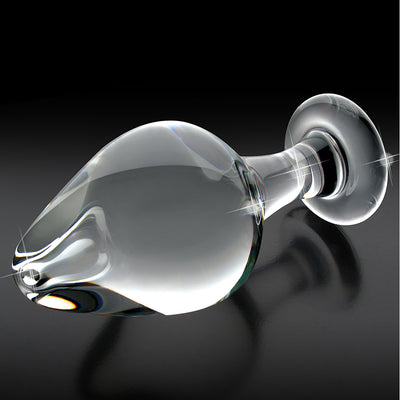 Pipedream - Icicles No.25-Glass Plug - Clear 3.5"