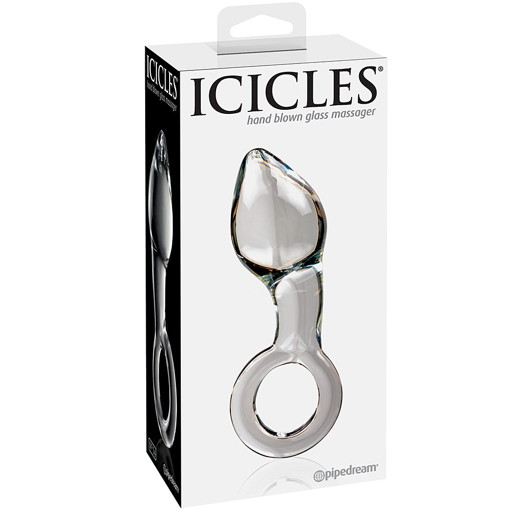 Pipedream - Icicles No.14 - Glass Plug - Clear 5.5"