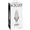 Pipedream - Icicles No.26 - Glass Plug - Clear 4.5"
