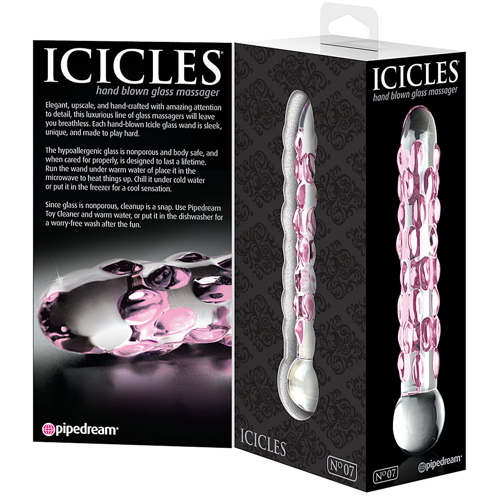 Pipedream - Icicles No.7 - Pink Speckles 7"