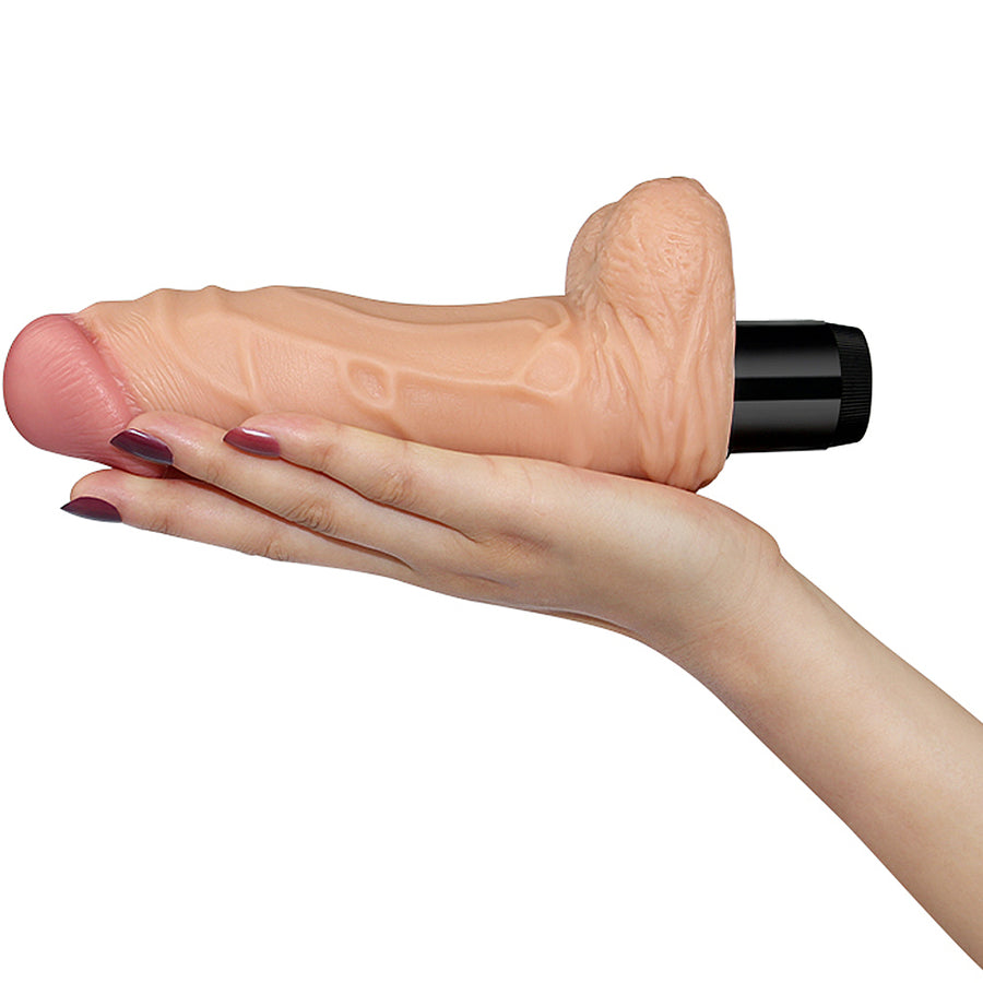 Real Feel Flexi Cock 9"-Flesh - Godfather Adult Sex and Pleasure Toys