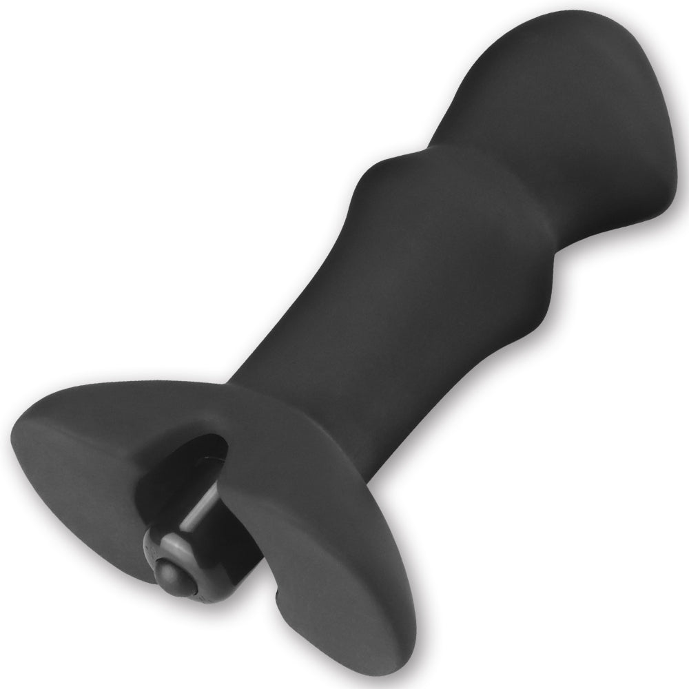 Anal Indulgence Collection - Silicone Prostate Stud - 4.5" Black
