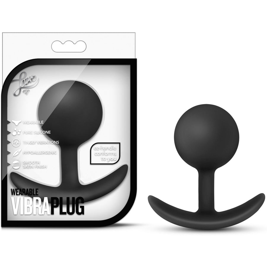 Blush Novelties - Luxe Wearable Vibra Plug - Black